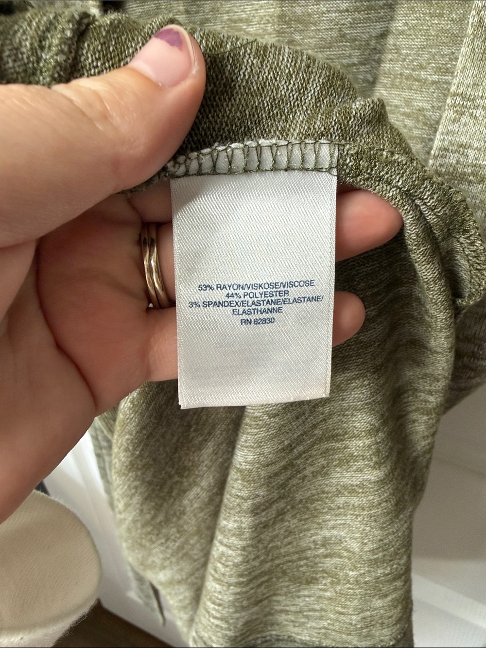 Lands’ End Olive Green Cardigan Sweater - Picture 4 of 7